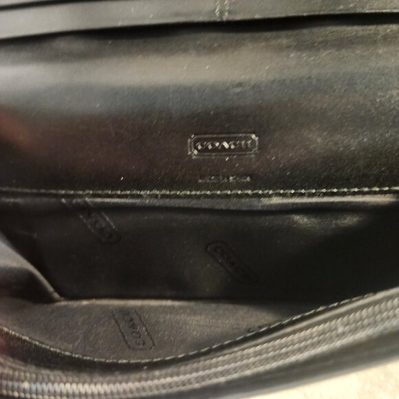 Black Vintage COACH Long Wallet - Picture 5 of 5